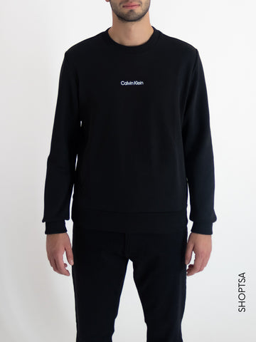 Felpa girocollo nero K10K109431 - CALVIN KLEIN