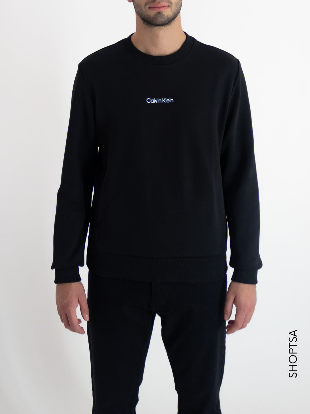 Black crewneck sweatshirt K10K109431 - CALVIN KLEIN