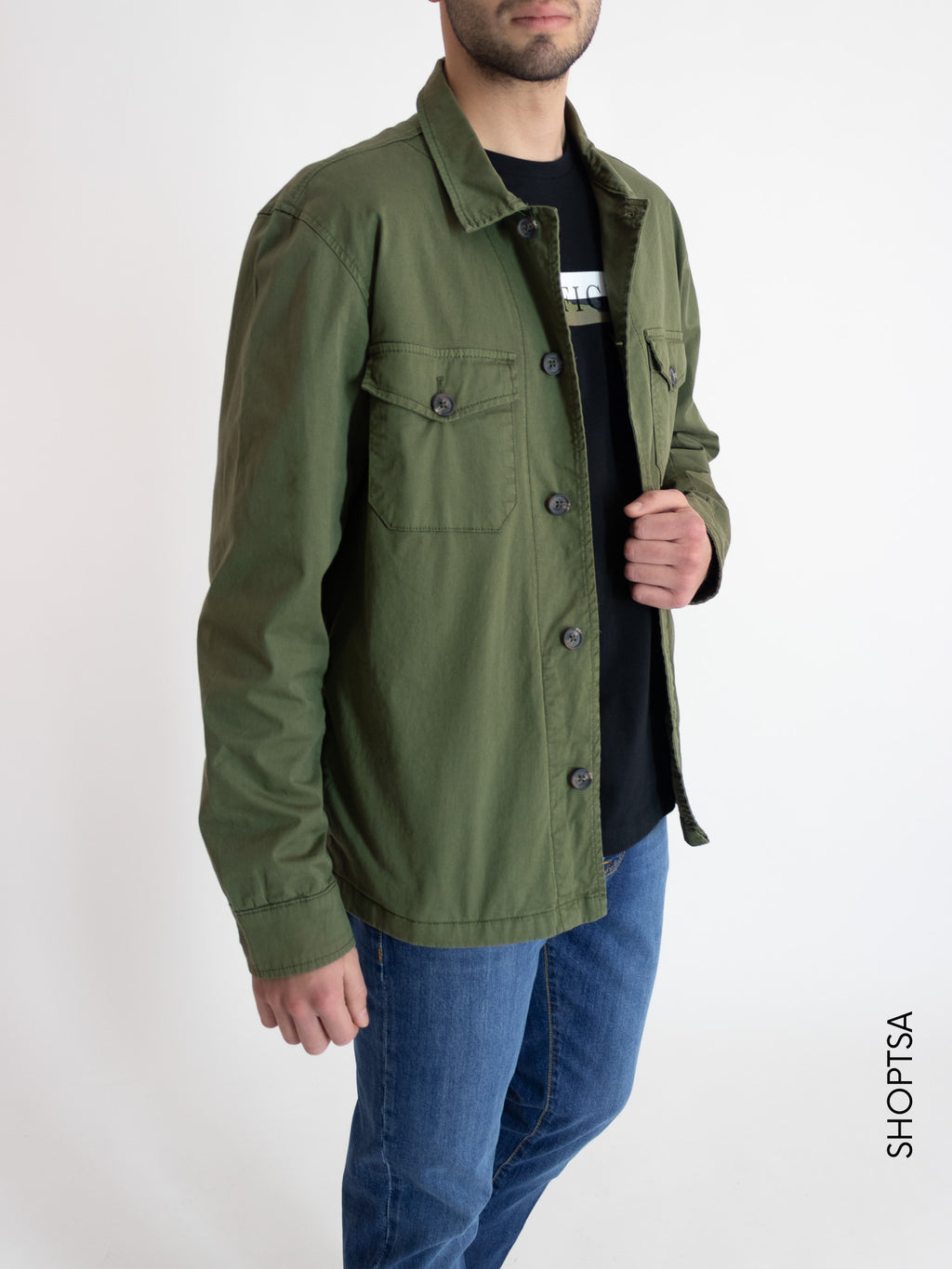 Oversized military shirt - TREZ