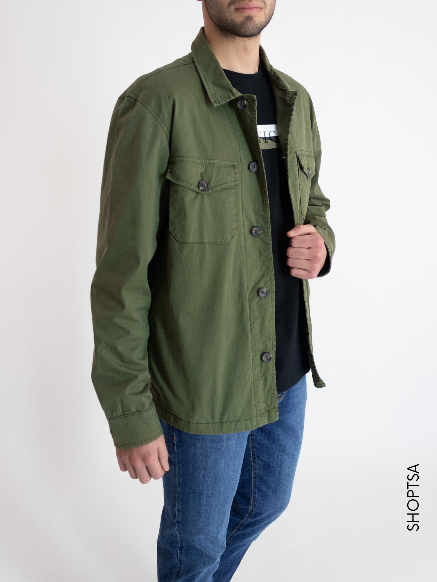 Oversized military shirt - TREZ