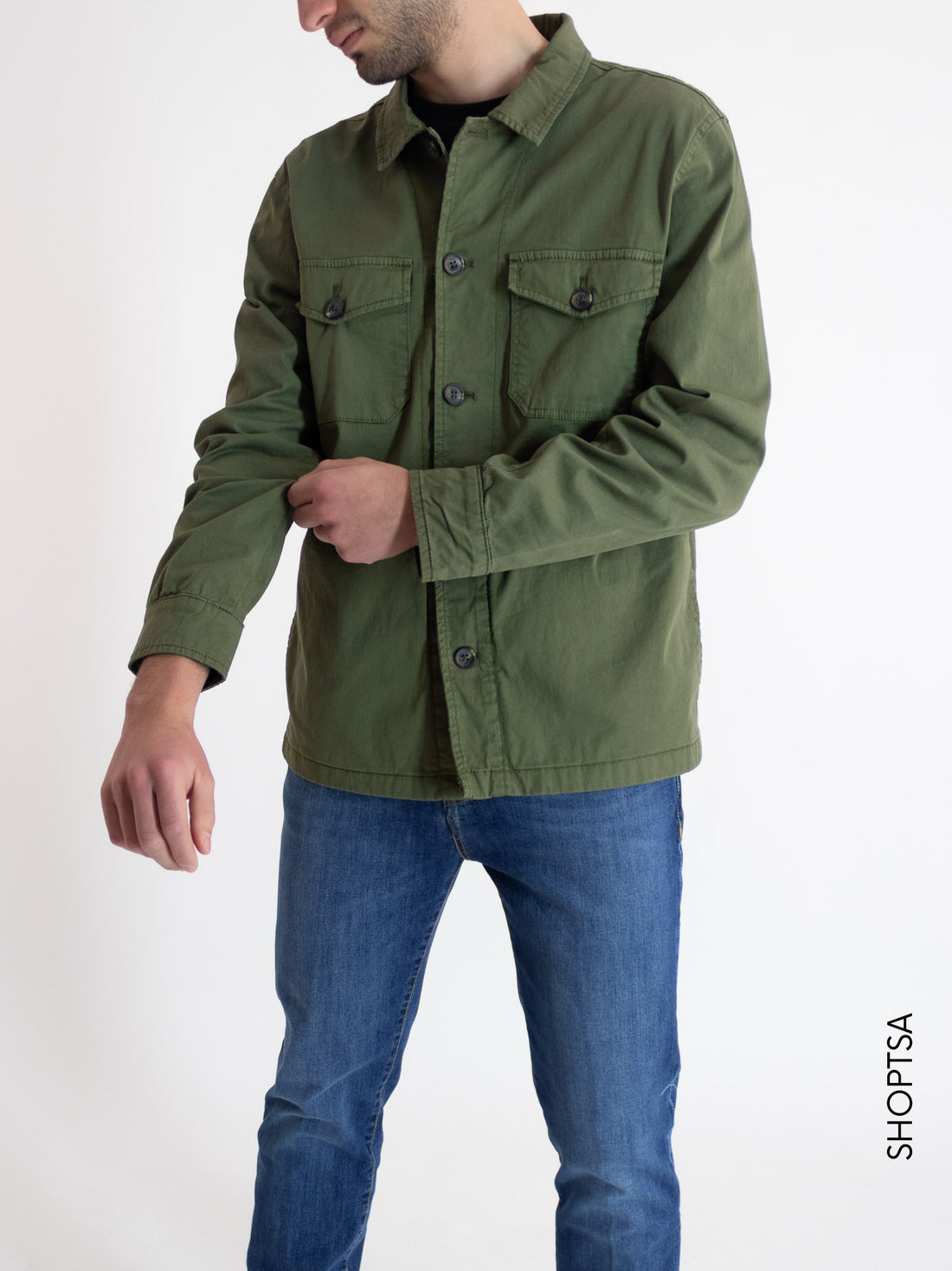 Oversized military shirt - TREZ