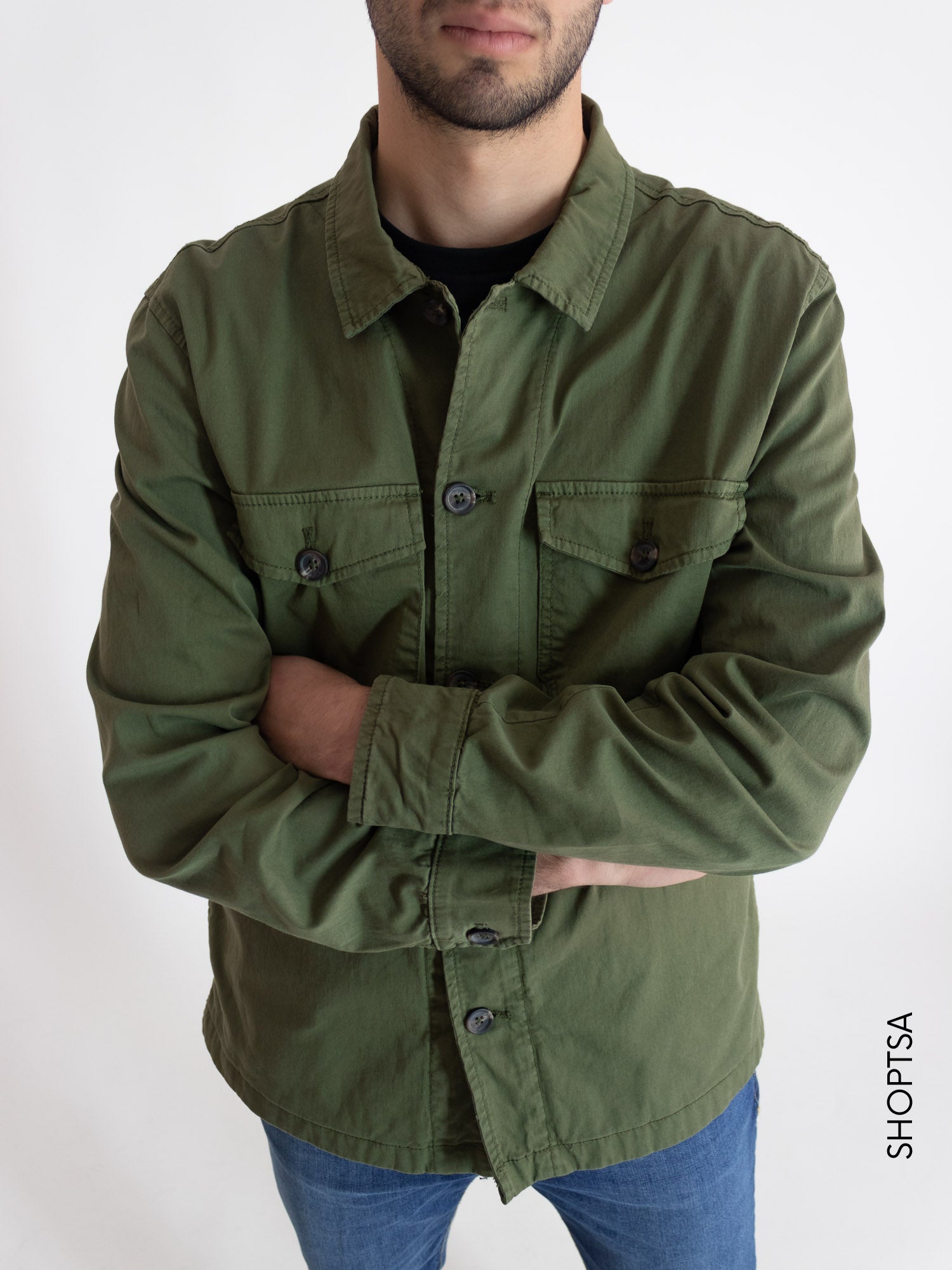 Oversized military shirt - TREZ