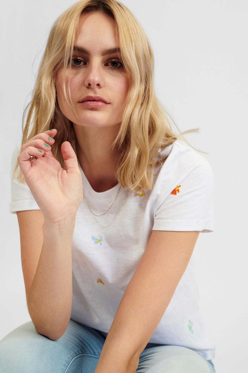 T-shirt cotone 701523 bianco - NÜMPH - Numph - shopTSa