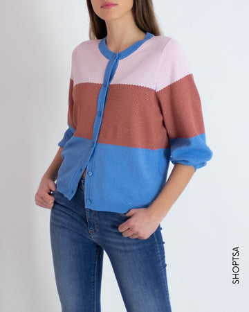 Cardigan colorato in filo - NÜMPH