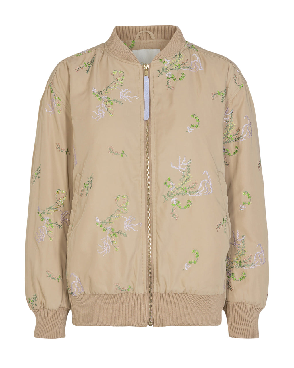 Bomber fiori ricamati - NÜMPH