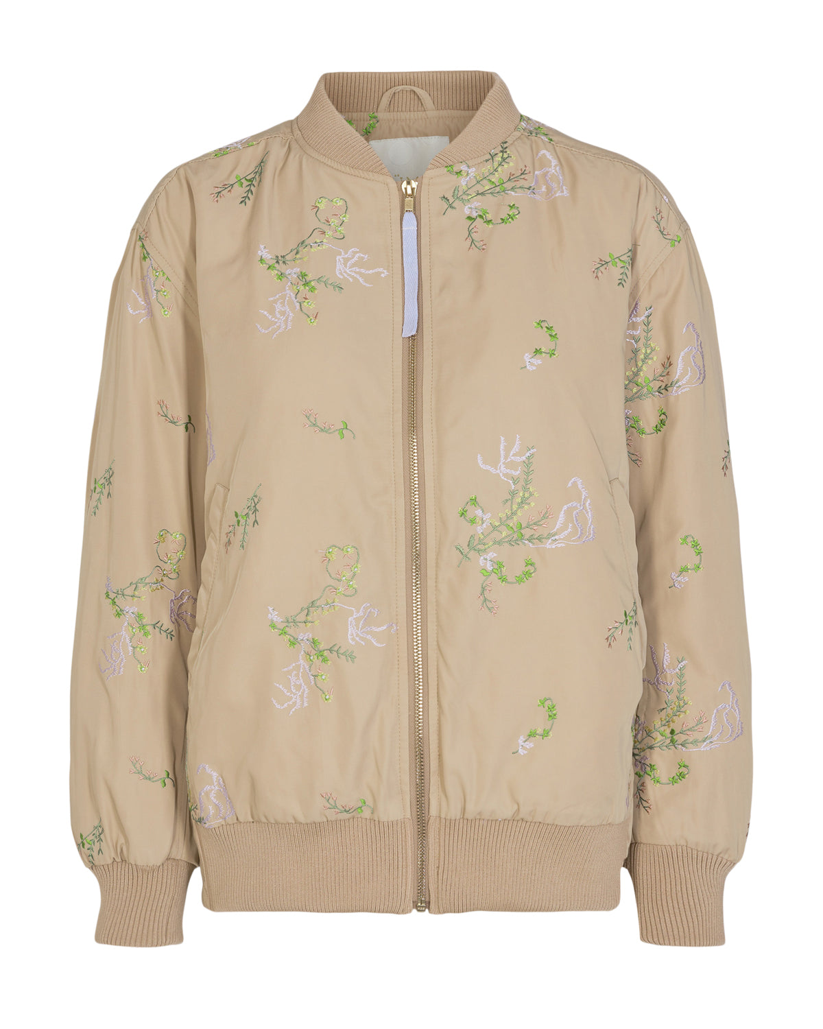 Bomber fiori ricamati - NÜMPH