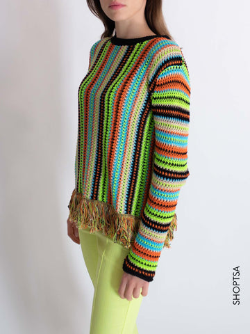 Multicolor sweater 55026y - ViCOLO 