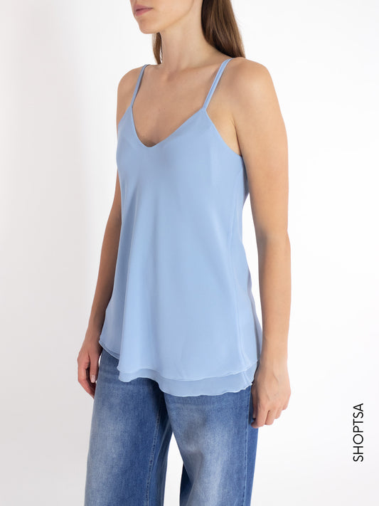 Top sottoveste colorato