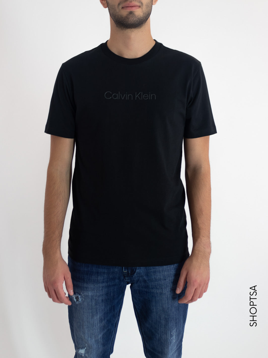 T-shirt rilievo K10K109802 - CALVIN KLEIN