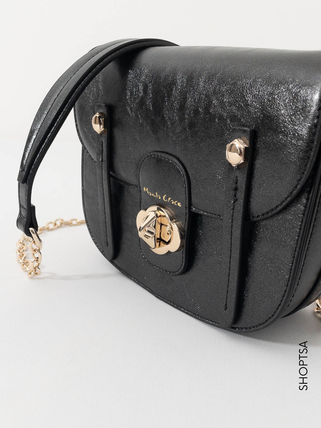 POPPY metallic bag - MANILA GRACE