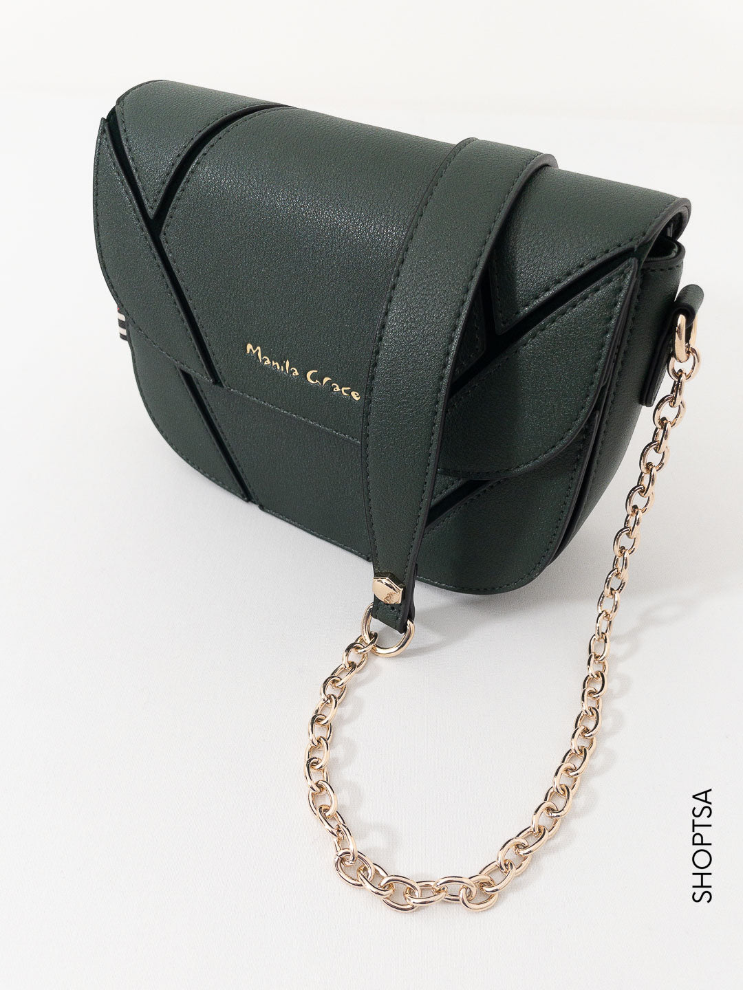 Elara geometric shoulder bag - MANILA GRACE