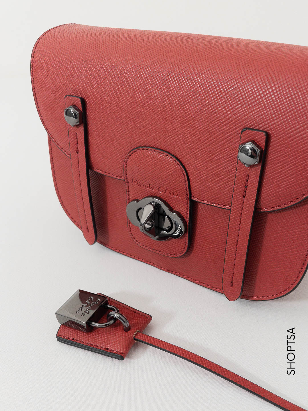 POPPY saffiano shoulder bag - MANILA GRACE 