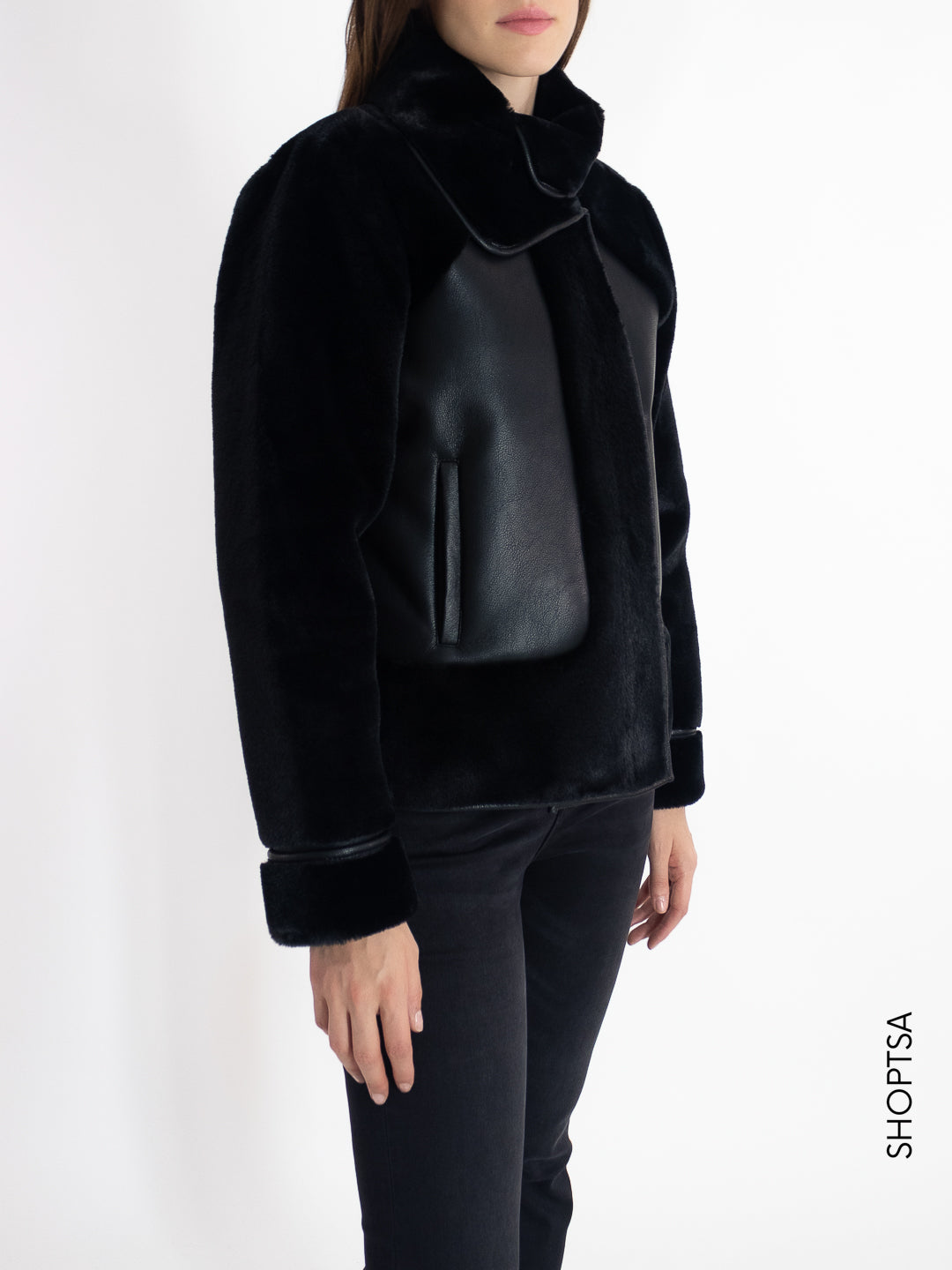 PERO short eco sheepskin jacket - EMME Marella