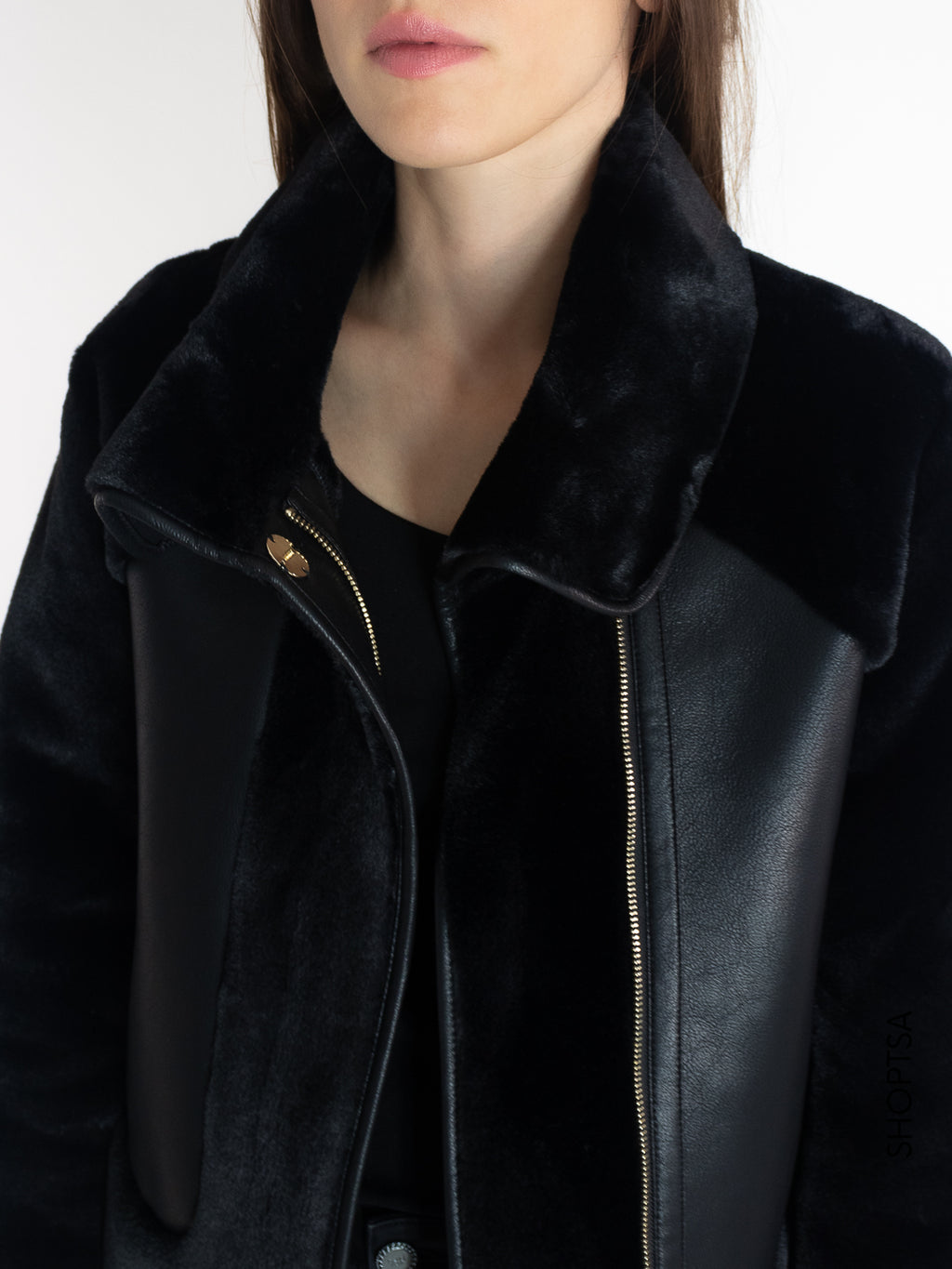 PERO short eco sheepskin jacket - EMME Marella