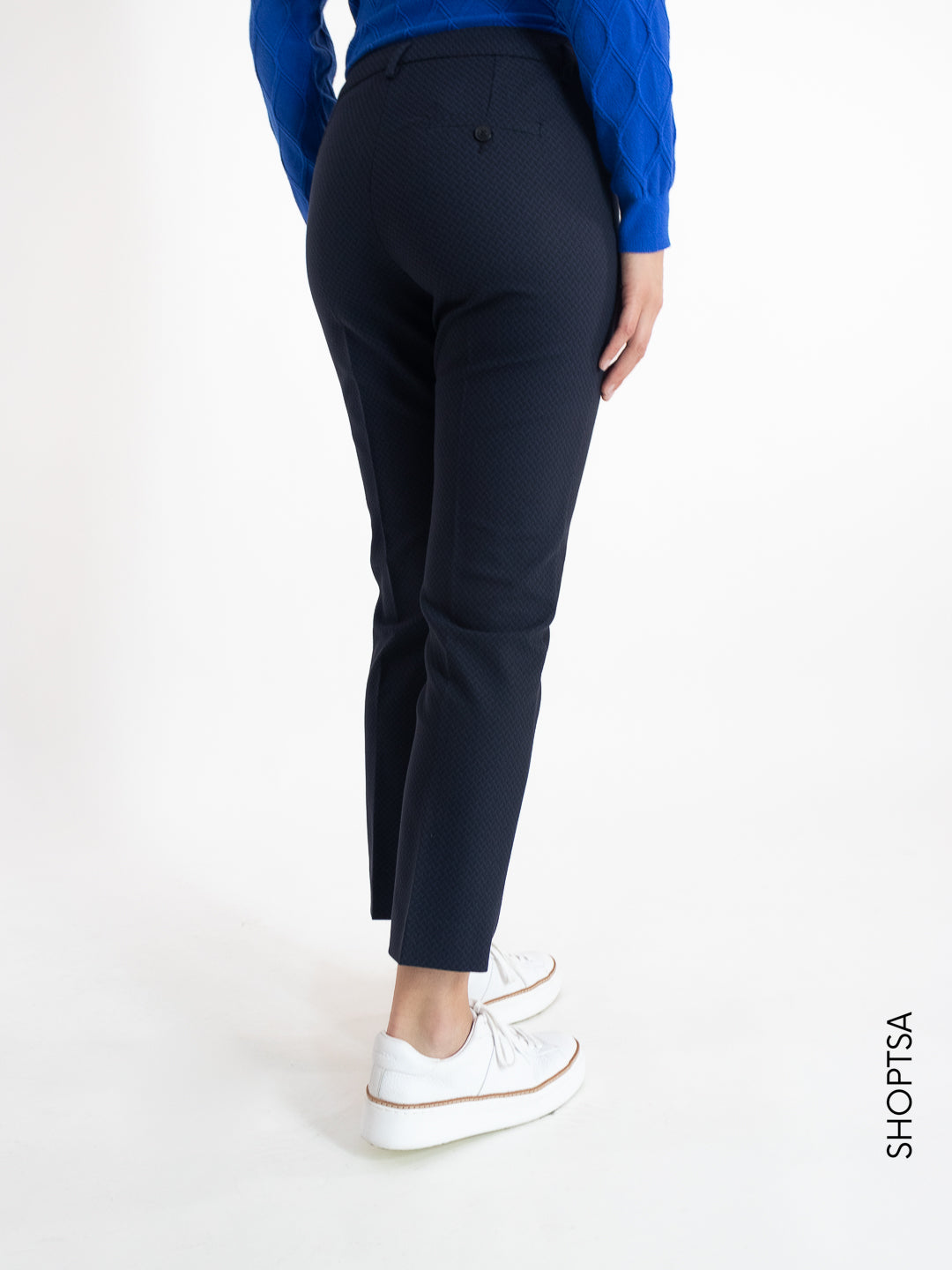 GEGIA jacquard cotton trousers - EMME Marella