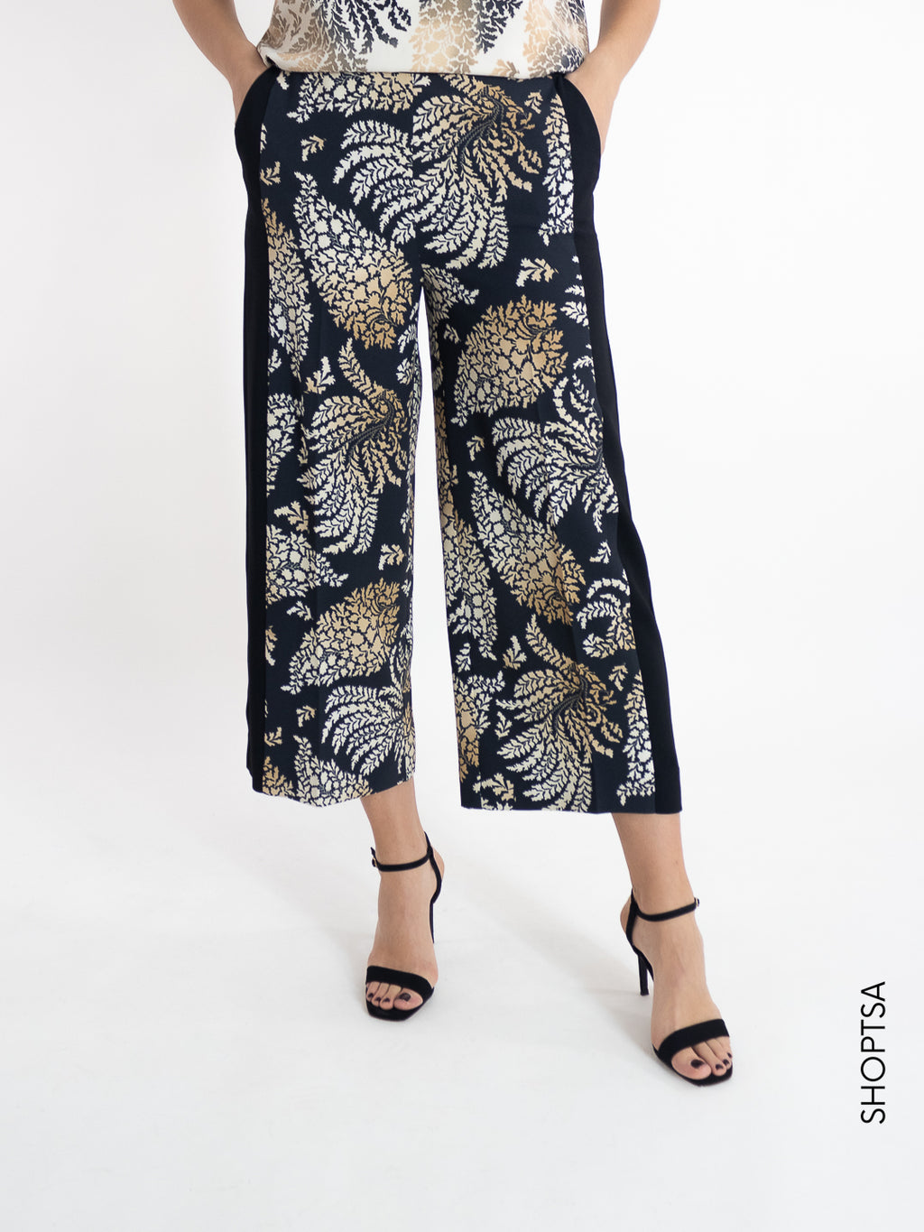 SIGMA two-tone patterned trousers - EMME Marella