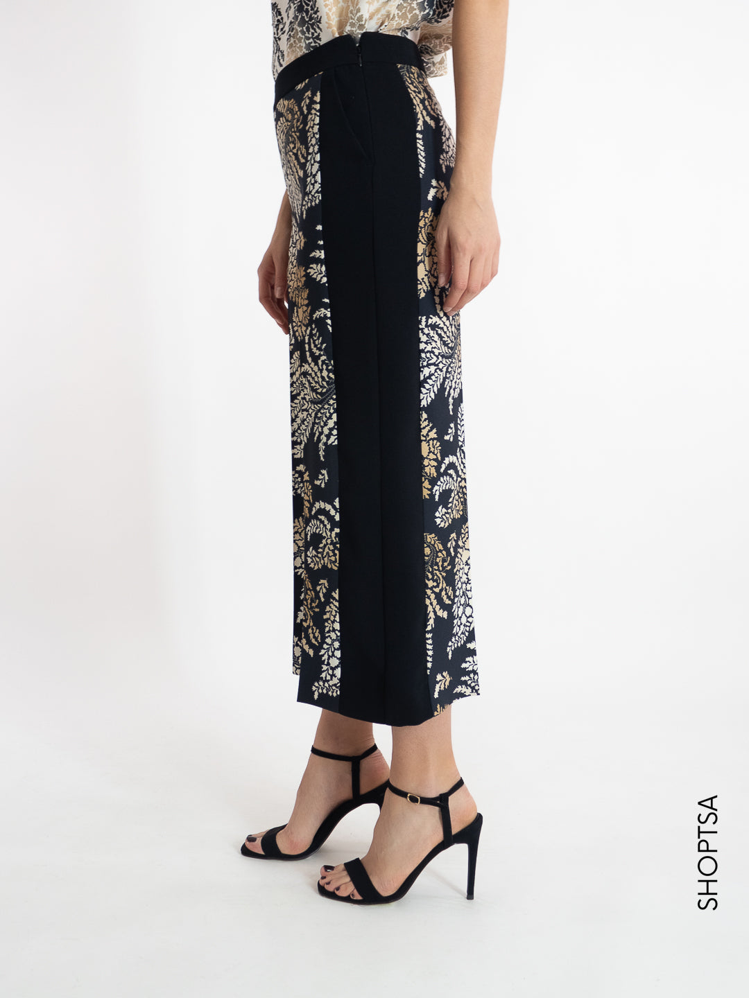 SIGMA two-tone patterned trousers - EMME Marella