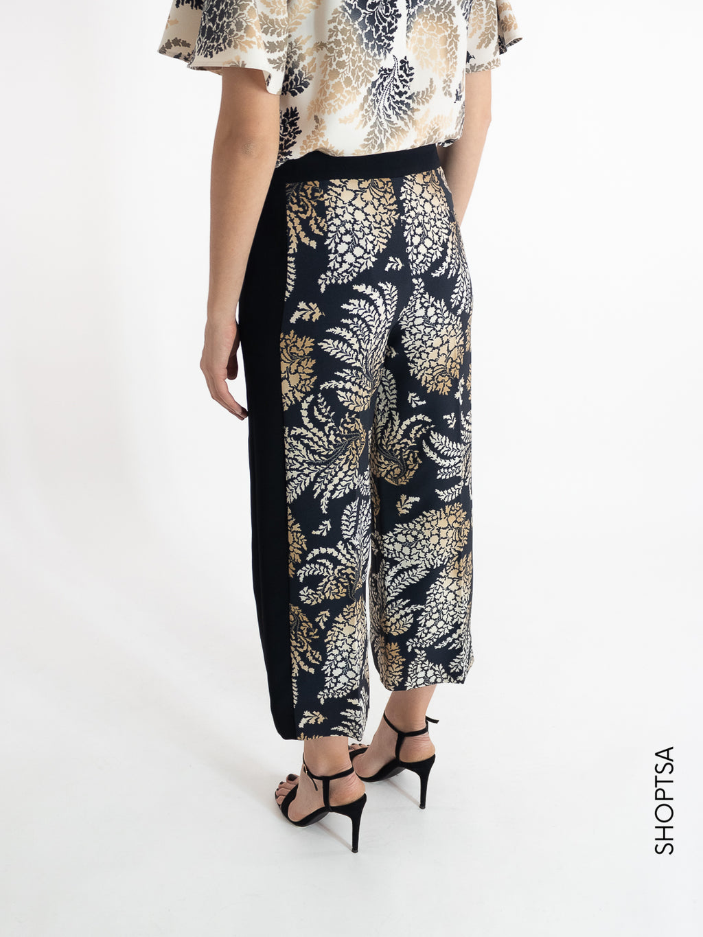 SIGMA two-tone patterned trousers - EMME Marella