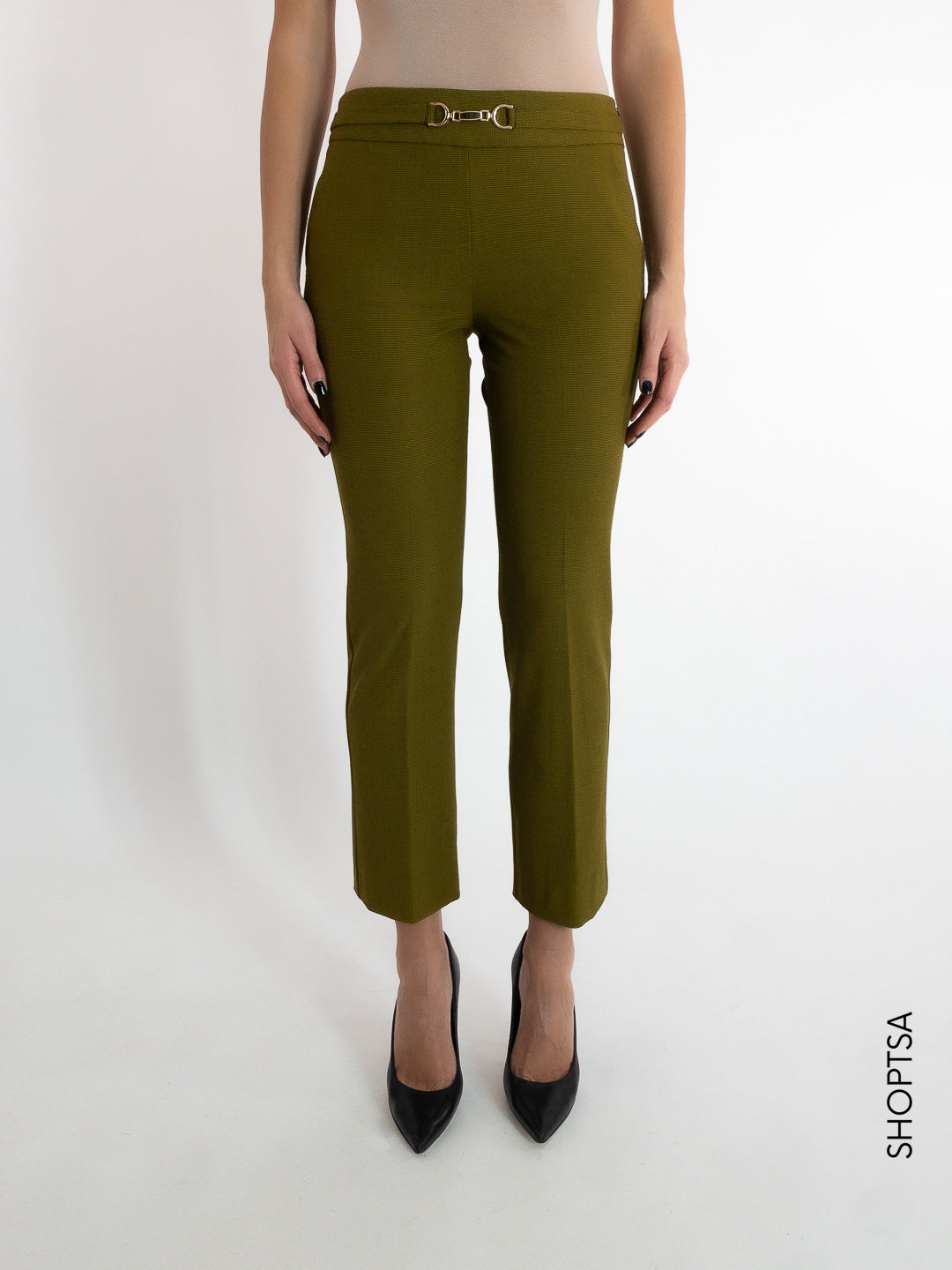 Straight trousers with FASTO detail - EMME Marella