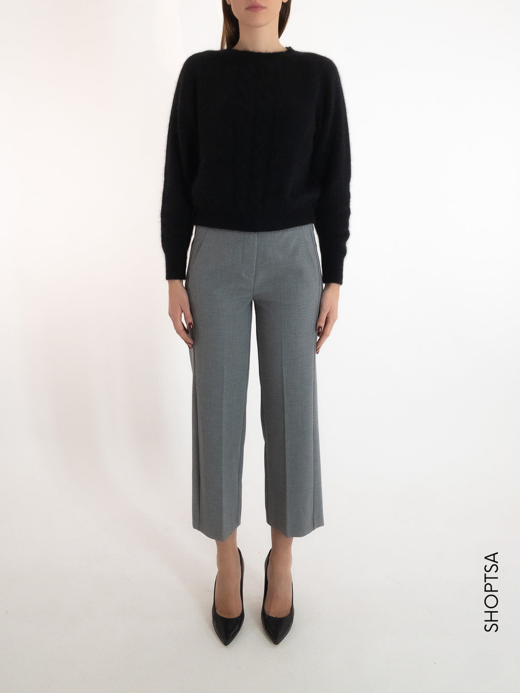 Maglia treccia angora 55124Z - ViCOLO