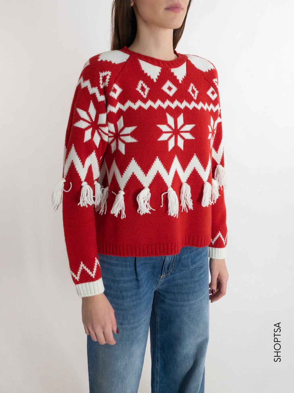 Maglione frange Natale - ViCOLO