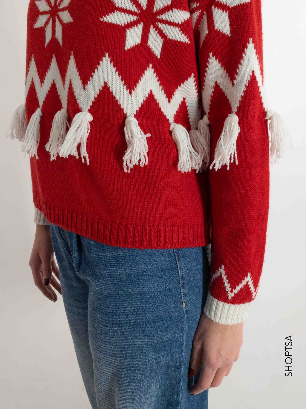 Maglione frange Natale - ViCOLO
