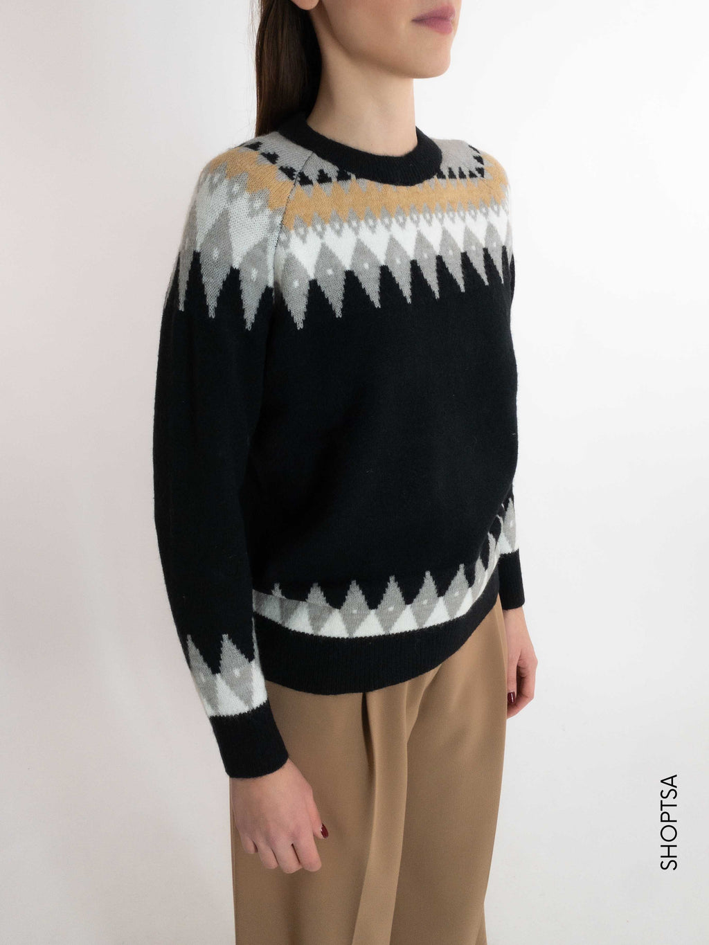 Maglione norvegese colorato