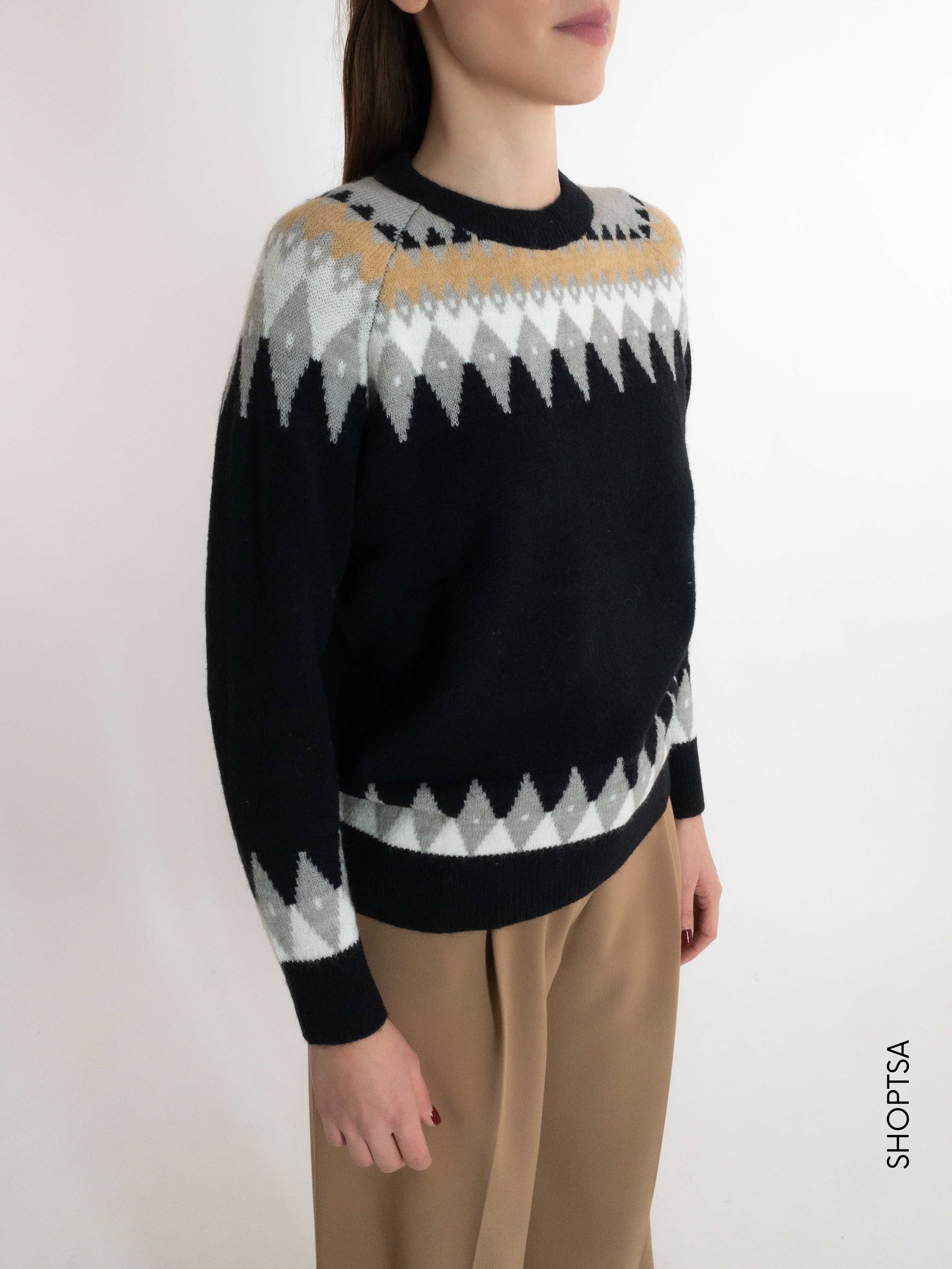 Maglione norvegese colorato