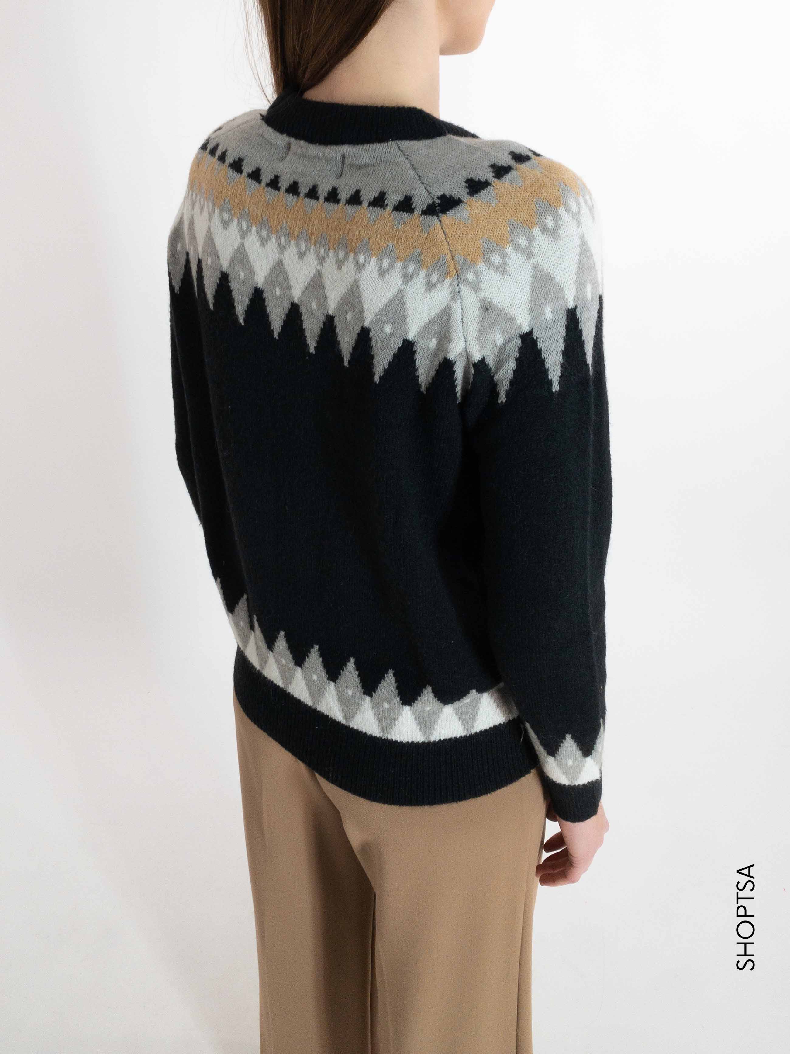 Maglione norvegese colorato