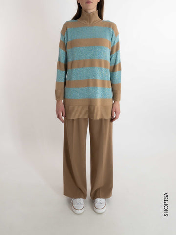 Long striped sweater 77283z - ViCOLO