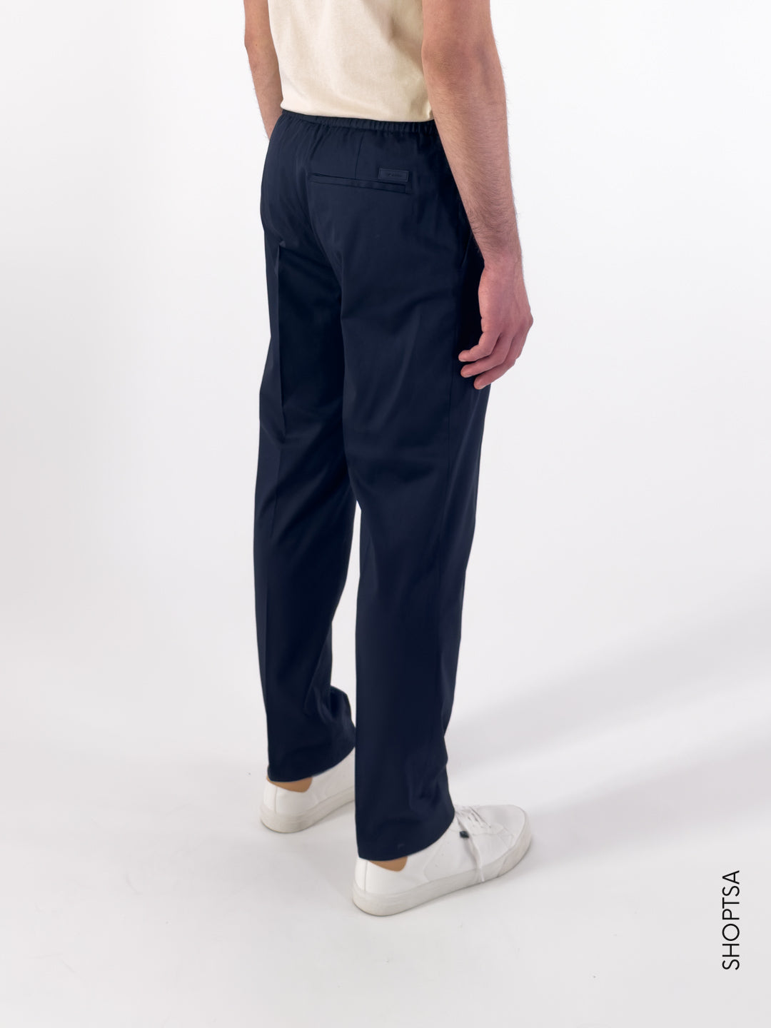 Sateen drawstring trousers K10K111705