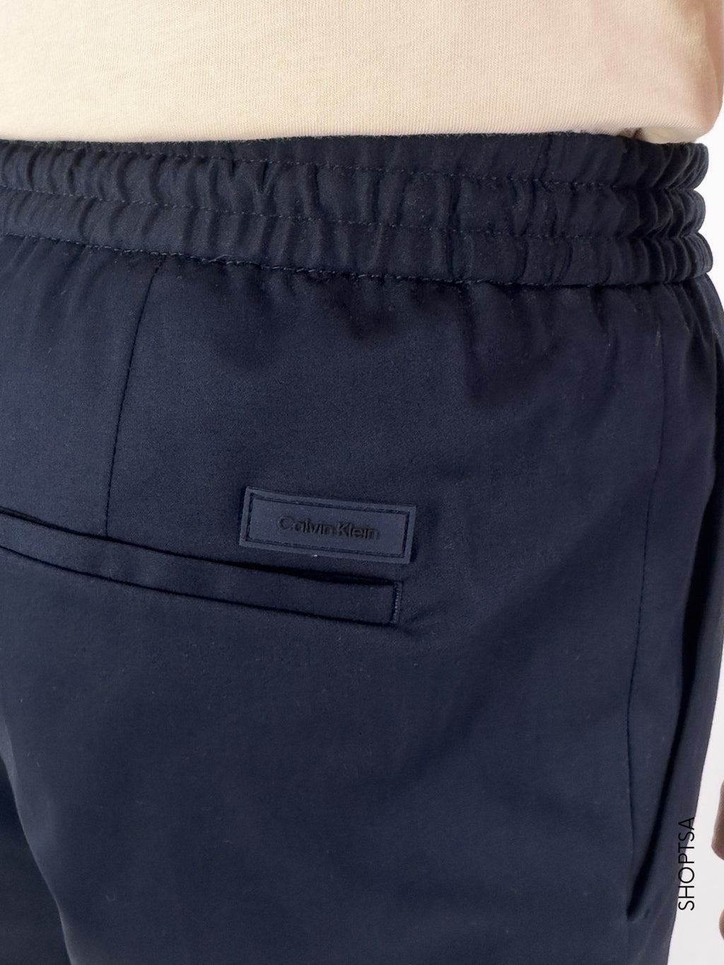 Sateen drawstring trousers K10K111705