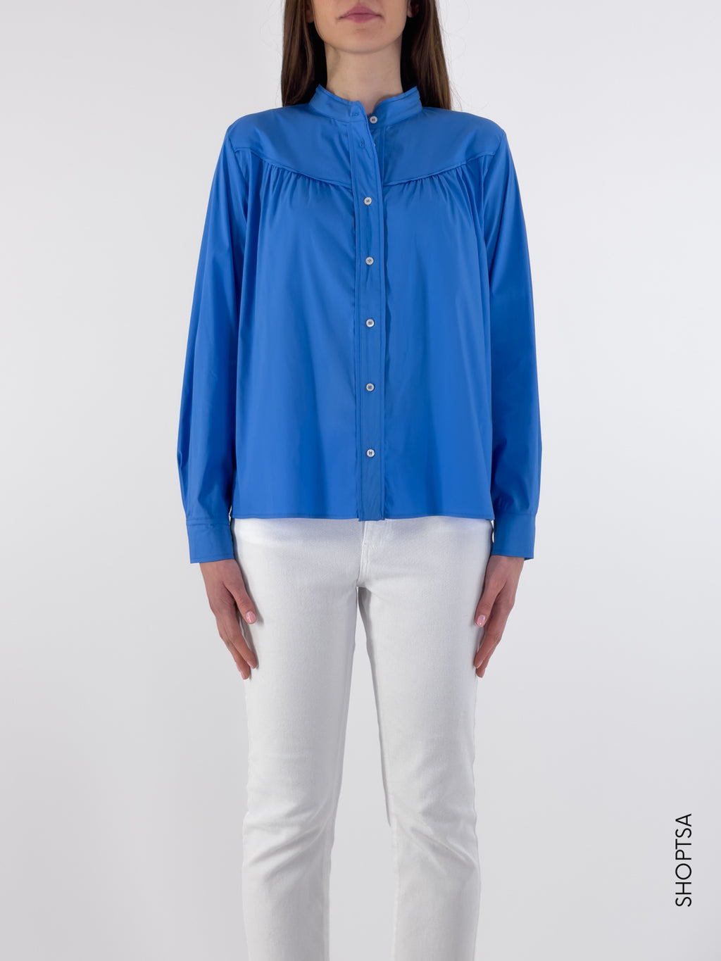 Camicia cotone azzurra EGLE - EMME Marella - Emme Marella - shopTSa