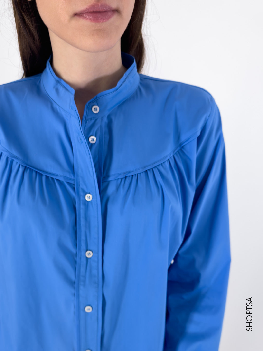 Camicia cotone azzurra EGLE - EMME Marella - Emme Marella - shopTSa