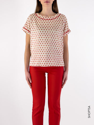 Blusa in twill RUBINO - EMME Marella