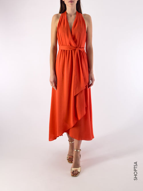 marella orange dress Dress FINEZZA