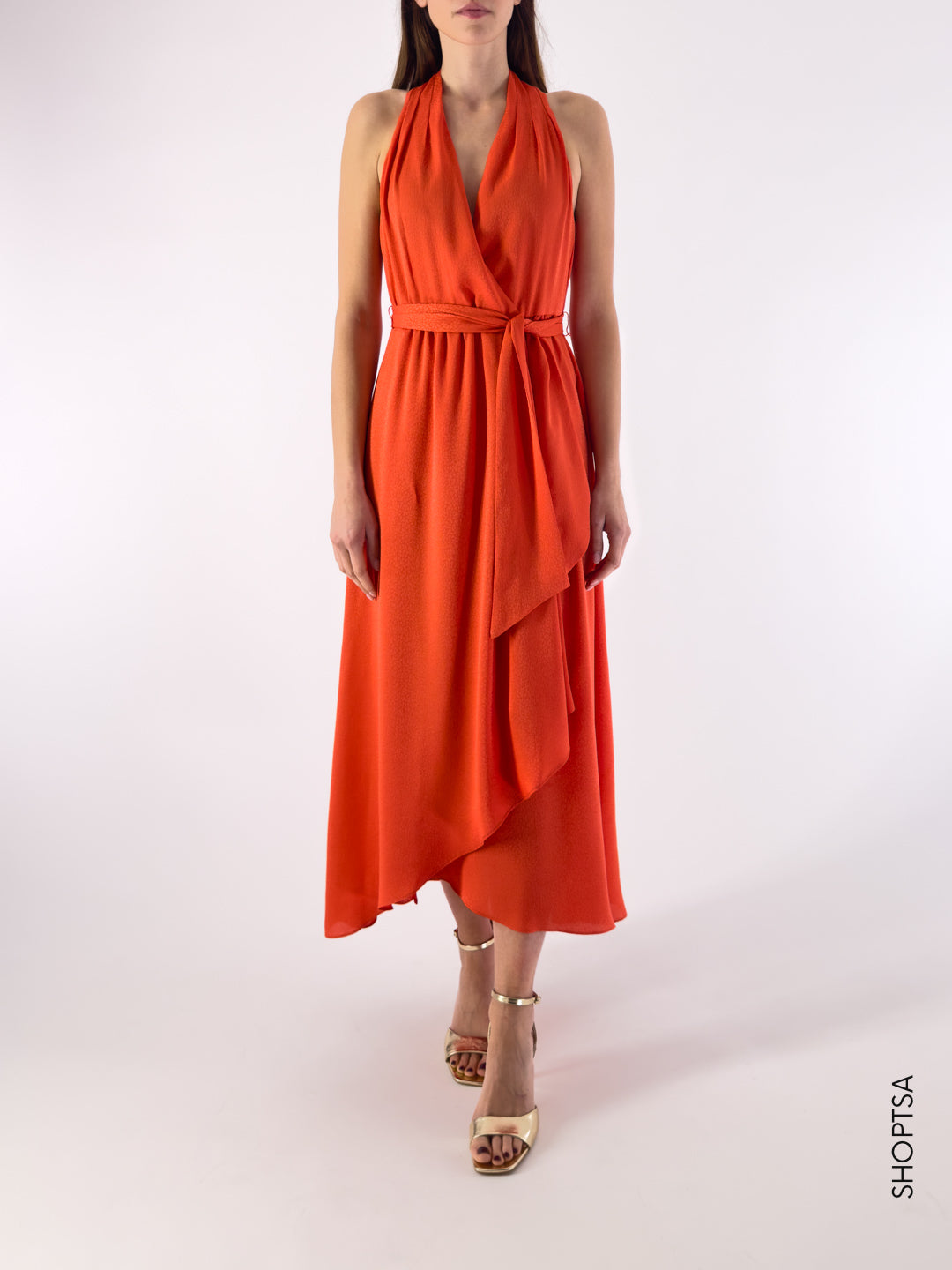 Abito lungo arancio Falla - EMME Marella - Emme Marella - shopTSa