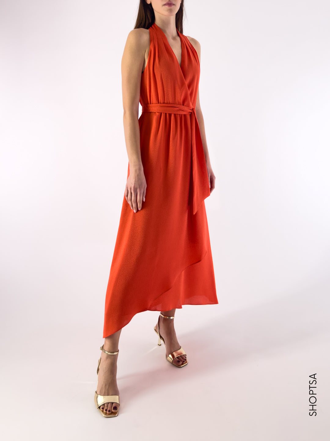 Falla long orange dress - EMME Marella
