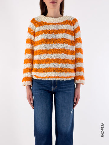 Terry effect sweater 33005 - ViCOLO