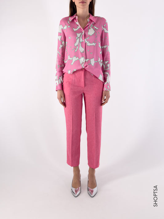 Camicia rosa Te1074 - ViCOLO