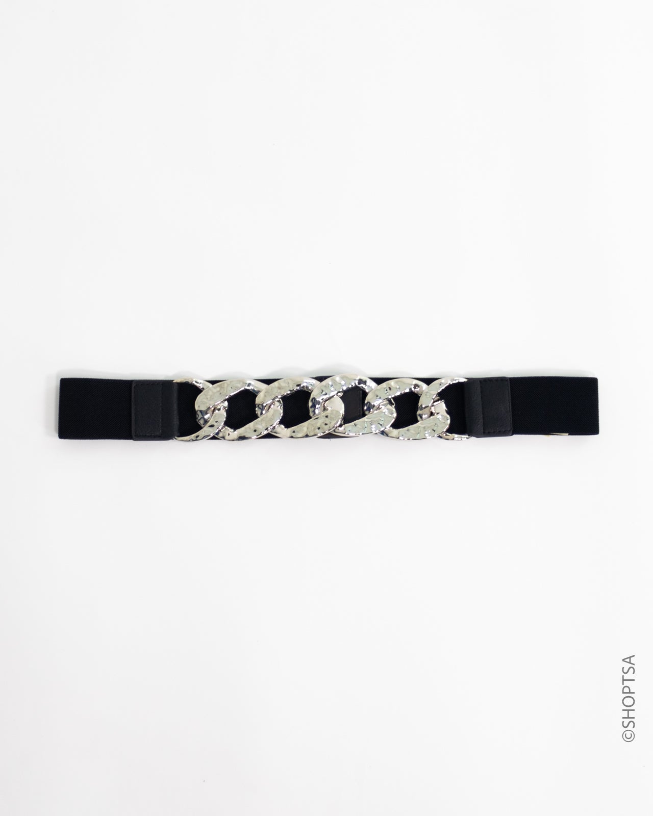 Elastic chain belt