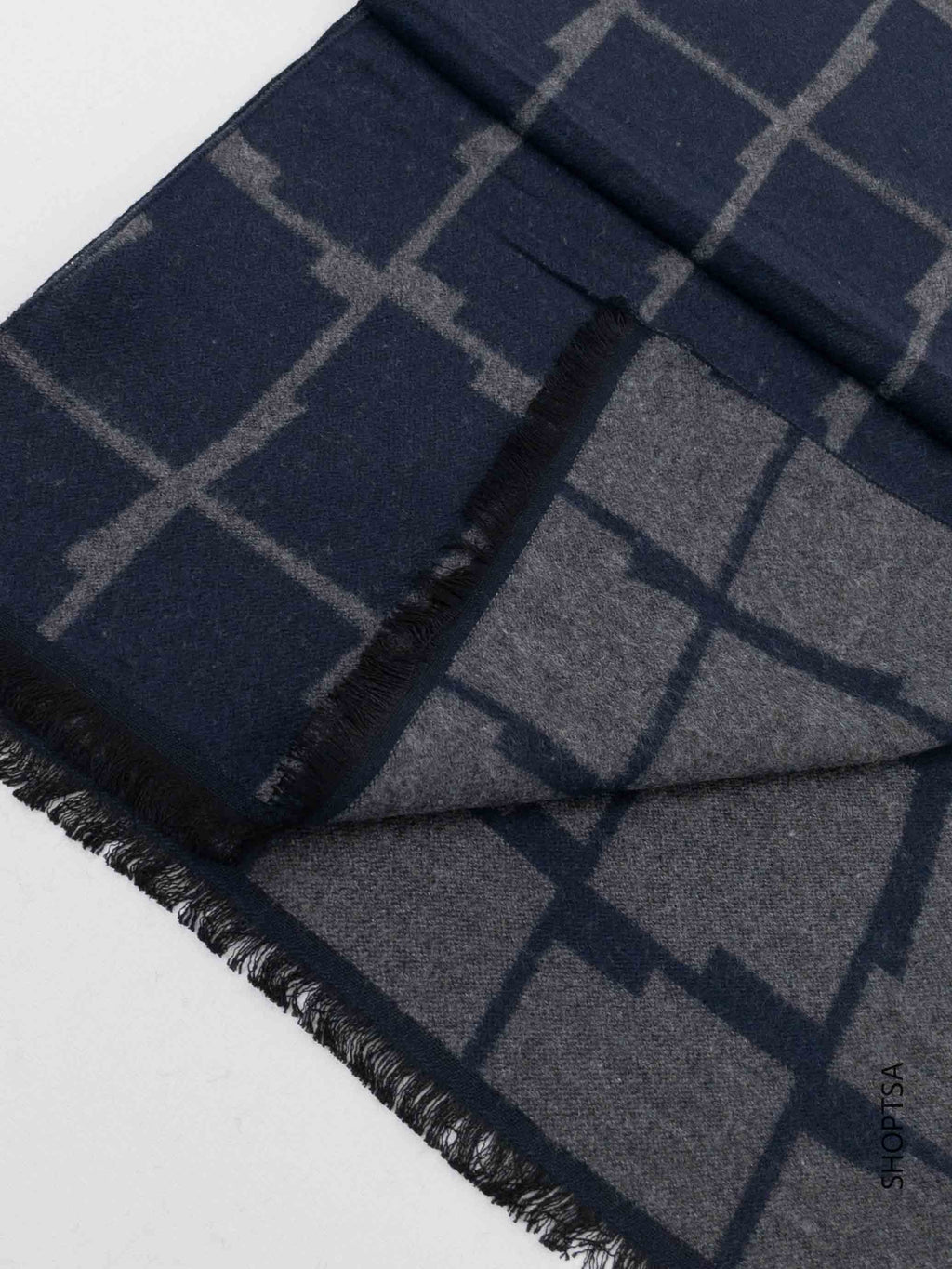 Men's patterned scarf
