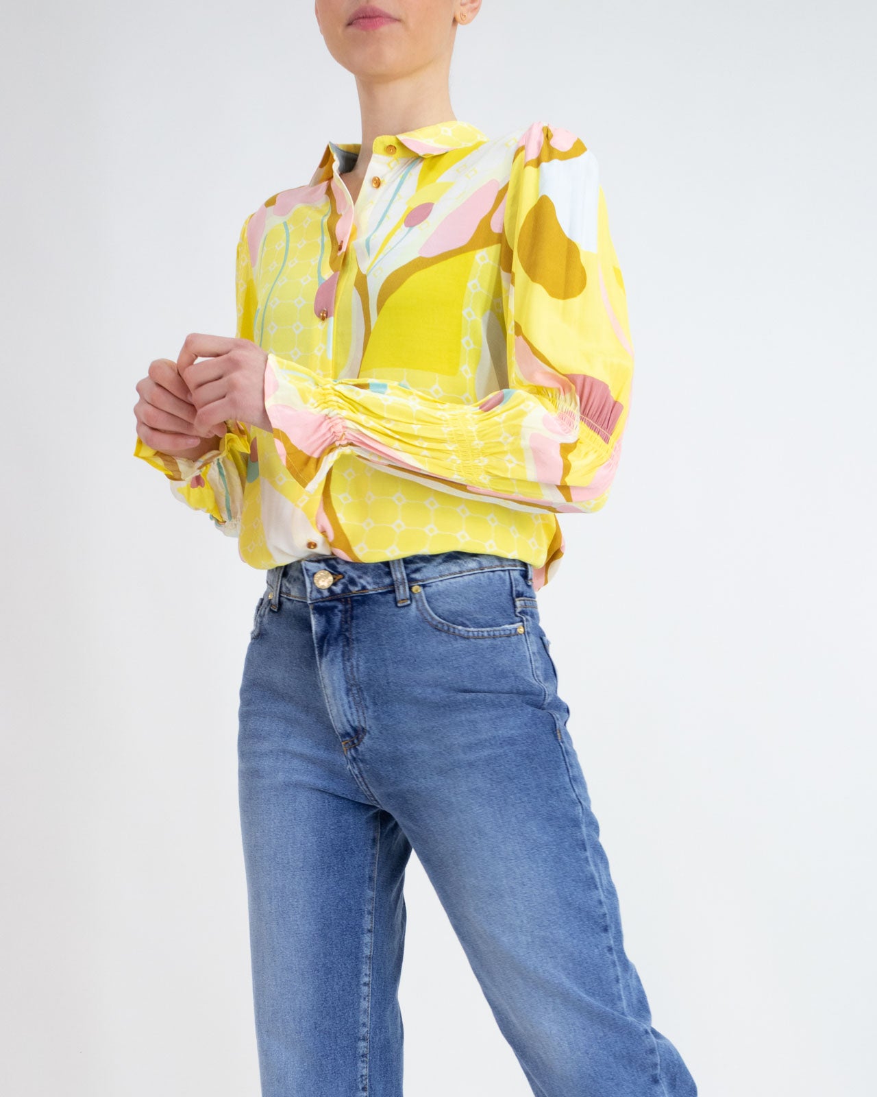 Camicia in viscosa fantasia - NÜMPH - Numph - shopTSa