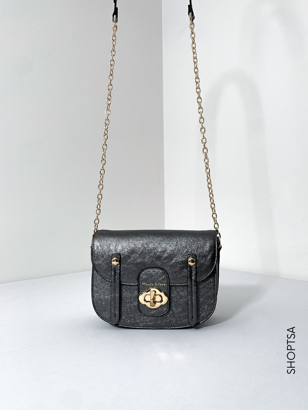 POPPY metallic bag - MANILA GRACE