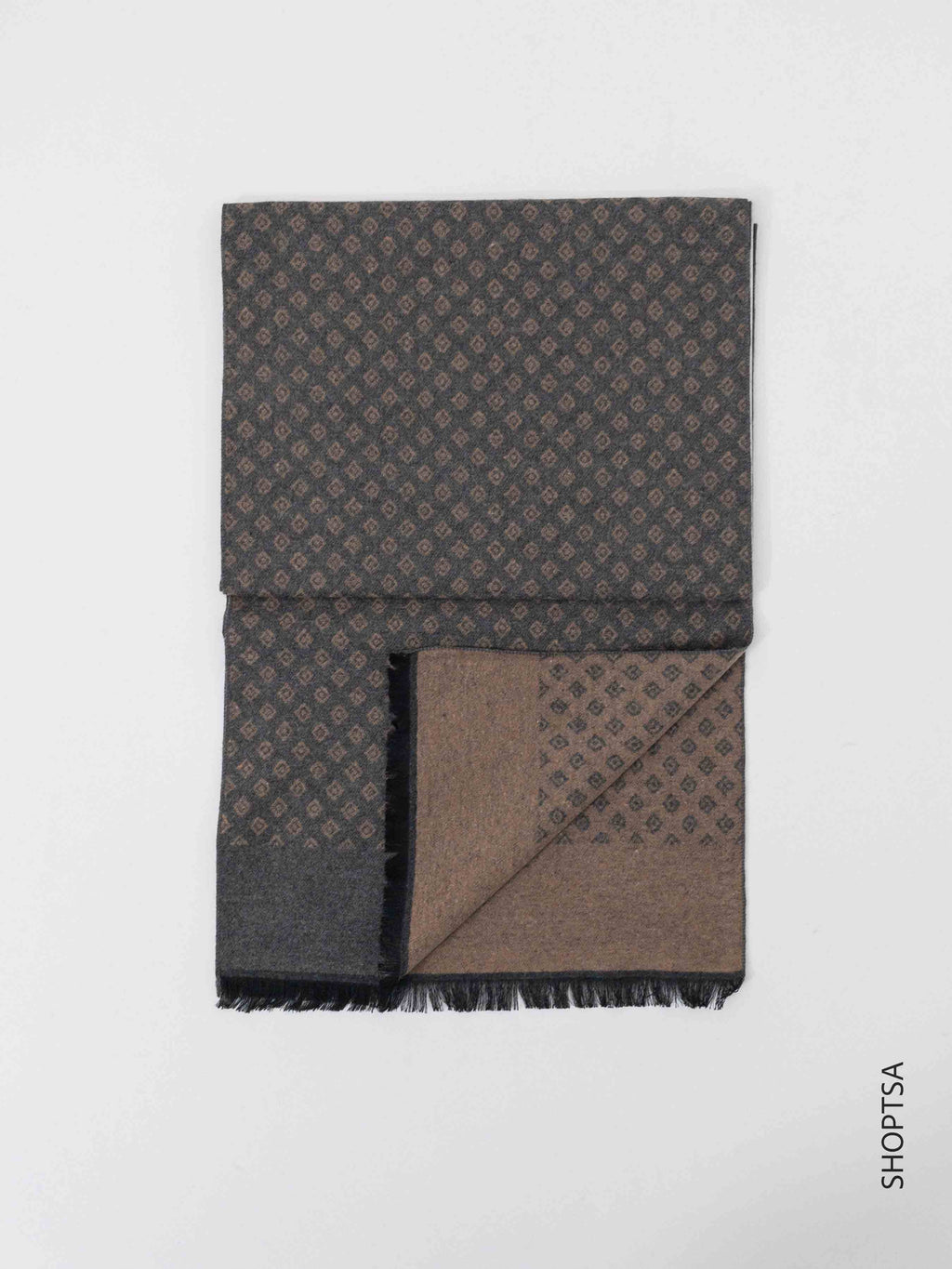 Men's patterned scarf