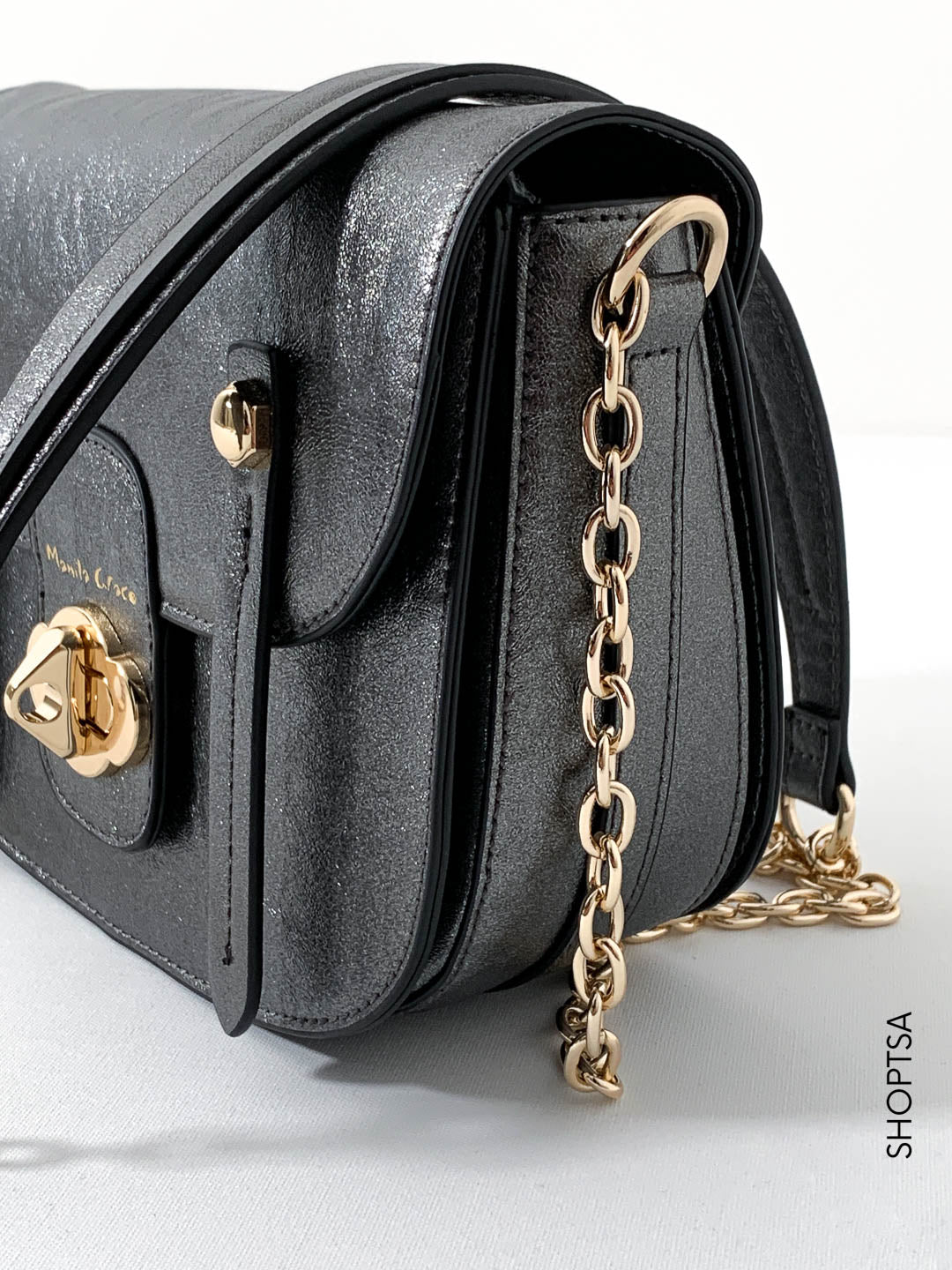 POPPY metallic bag - MANILA GRACE