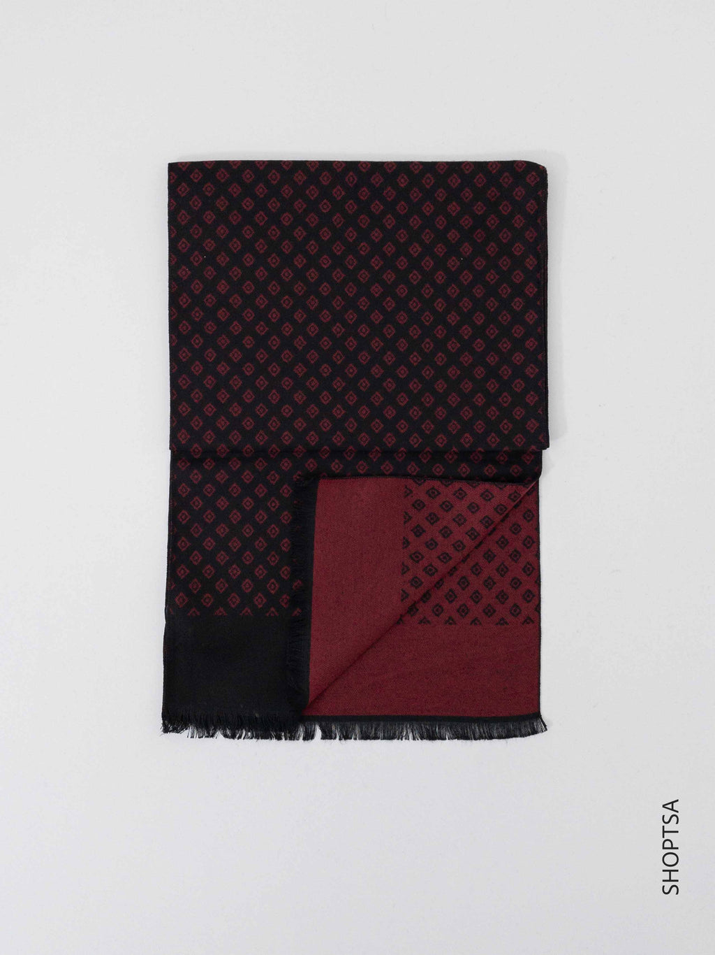 Men's patterned scarf