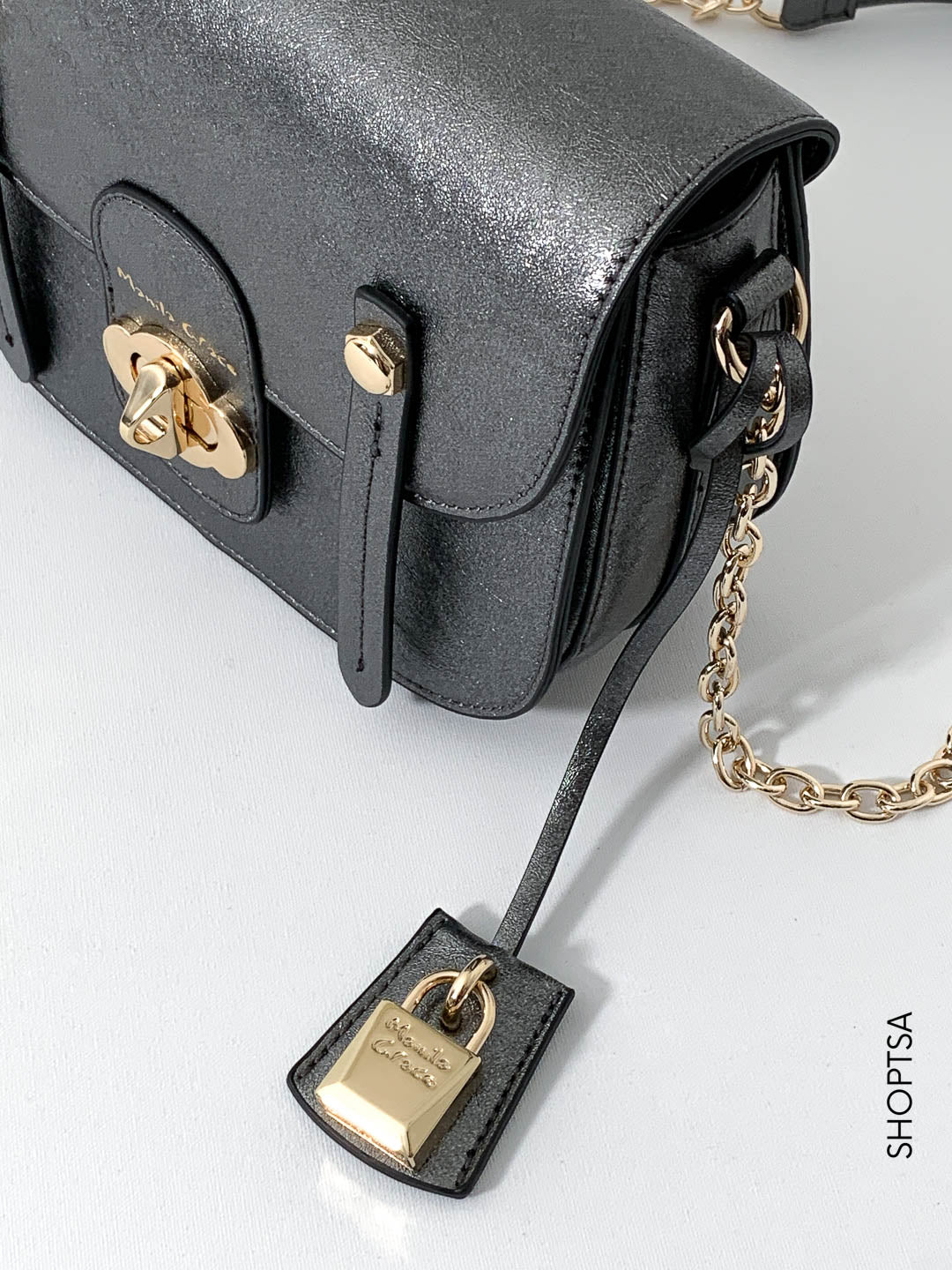 POPPY metallic bag - MANILA GRACE