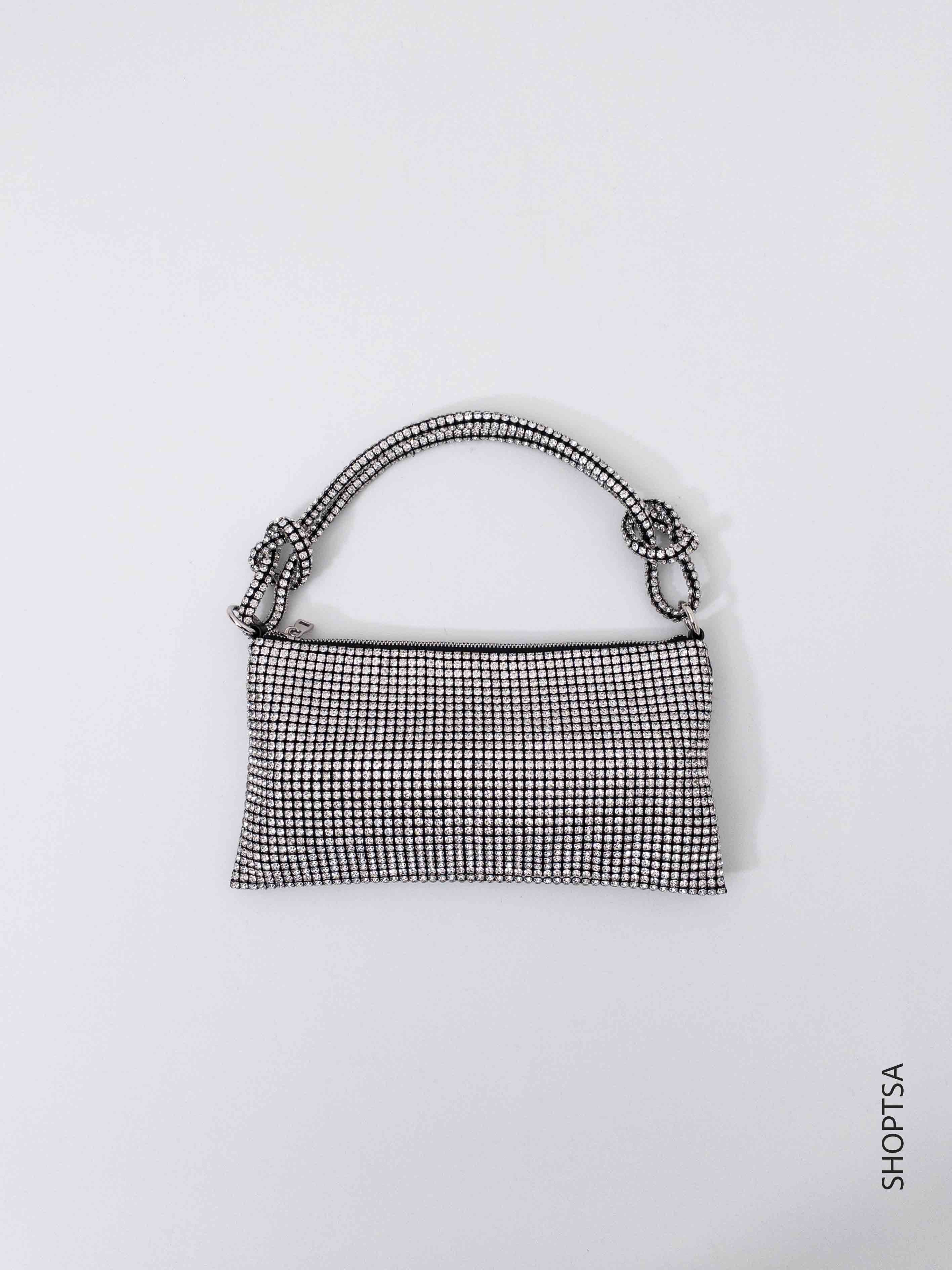 Glittering knot bag