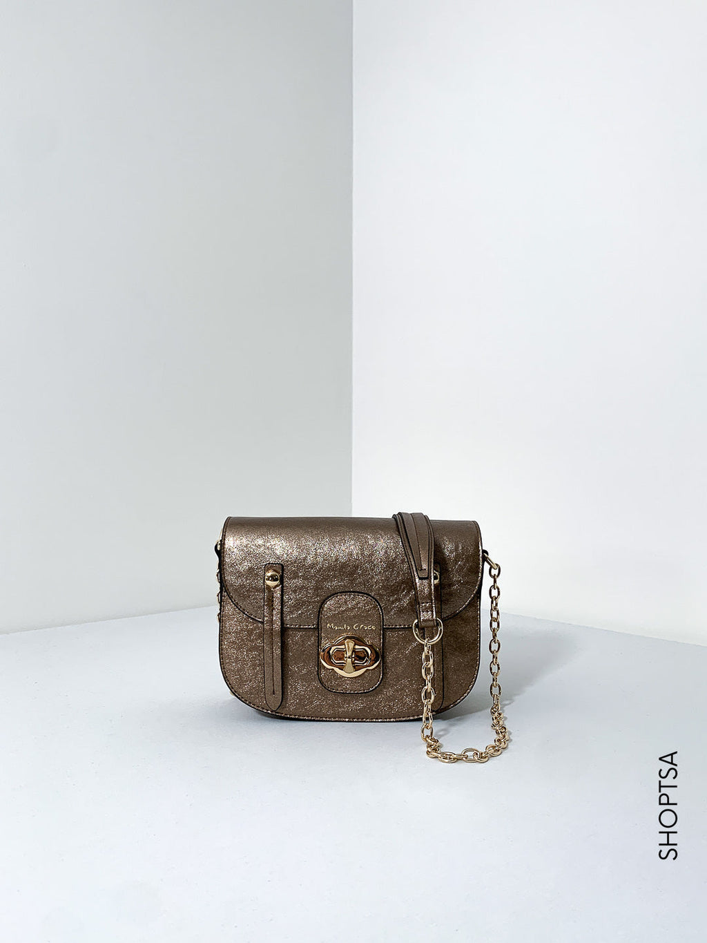 POPPY metallic bag - MANILA GRACE